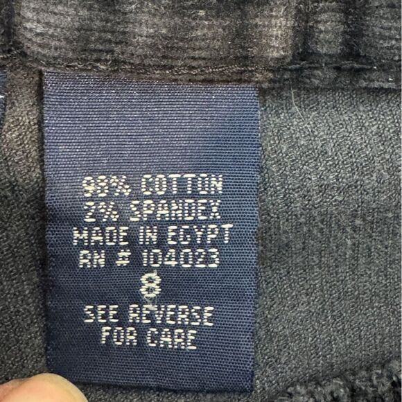 Sonoma Y2K Black Bareback Corduroy Pants 8 - Picture 6 of 9